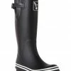 Wellington Boots Evercreatures Plain Black Tall Wellies