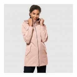 Jack Wolfskin Womens Dakar Parka Jacket - Light Blush Outdoor Clothing