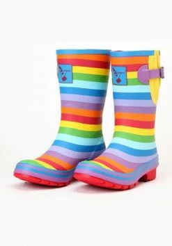 Wellington Boots Evercreatures Rainbow Short Wellies