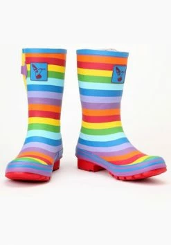 Wellington Boots Evercreatures Rainbow Short Wellies