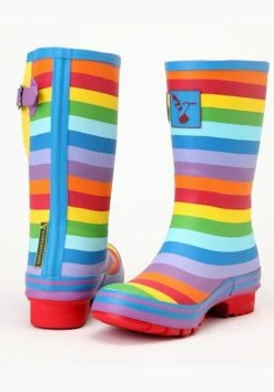 Wellington Boots Evercreatures Rainbow Short Wellies