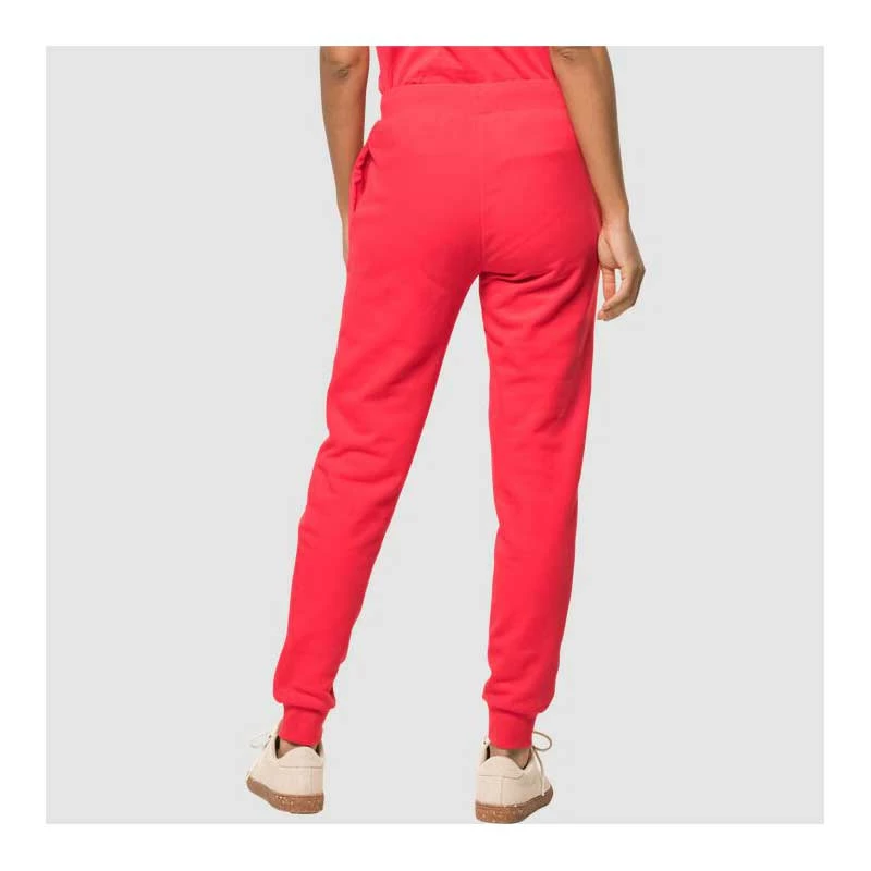 Jack Wolfskin Jack W Womens Essential Sweat Pants - Tulip Red