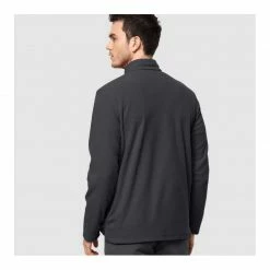 Jack Wolfskin Mens Gecko Fleece Jumper - Phantom