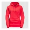 Jack Wolfskin Outdoor Clothing Jack W Womens Essential Hoody - Tulip Red