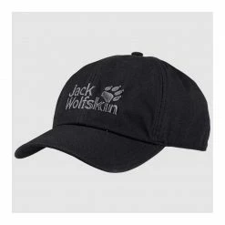 Jack Wolfskin Black Womens Baseball Cap Caps