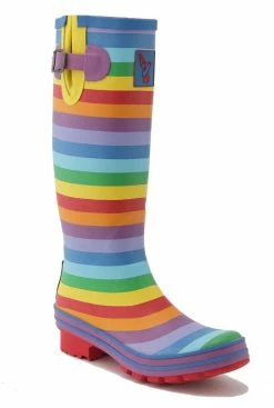 Evercreatures Rainbow Tall Wellies Wellington Boots