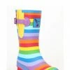 Wellington Boots Evercreatures Rainbow Short Wellies