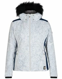 Dare2B Outdoor Clothing Womens Providence Jacket - White Animal Print