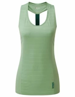 Montane Outdoor Clothing Womens Electra Vest T Shirt - Matcha Green