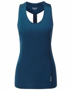 Montane Outdoor Clothing Womens Electra Vest T Shirt - Narwhal Blue