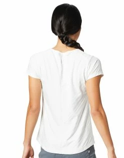 Mountain Hardwear Womens Mighty Stripe T Shirt - Fogbank