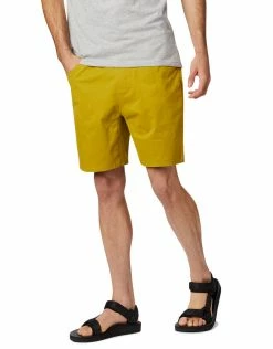 Mountain Hardwear Outdoor Clothing Mens Cederberg Pull On Short - Dark Citron