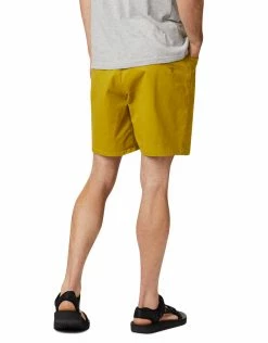 Mountain Hardwear Outdoor Clothing Mens Cederberg Pull On Short - Dark Citron