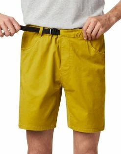 Mountain Hardwear Outdoor Clothing Mens Cederberg Pull On Short - Dark Citron