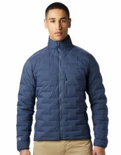 Mountain Hardwear Mens Super DS Stretch Down Jacket - Zinc Outdoor Clothing