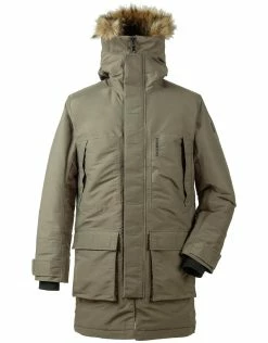 Didriksons Outdoor Clothing Mens Ben Parka Jacket - Crocodile Green