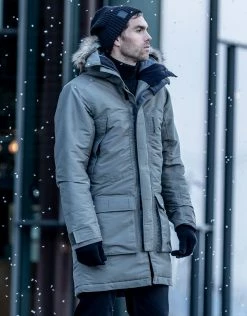 Didriksons Outdoor Clothing Mens Ben Parka Jacket - Crocodile Green