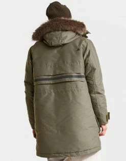Didriksons Outdoor Clothing Mens Ben Parka Jacket - Crocodile Green