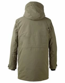 Didriksons Mens Drew Parka Jacket - Crocodile Green Outdoor Clothing