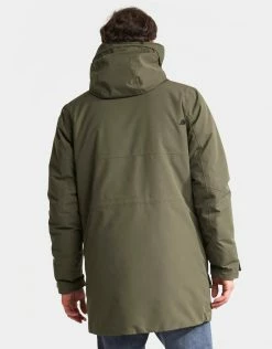 Didriksons Mens Drew Parka Jacket - Crocodile Green Outdoor Clothing