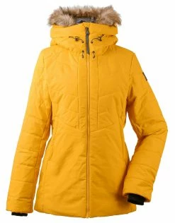 Didriksons Womens Nana Padded Jacket - Oat Yellow