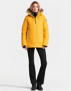 Didriksons Womens Nana Padded Jacket - Oat Yellow