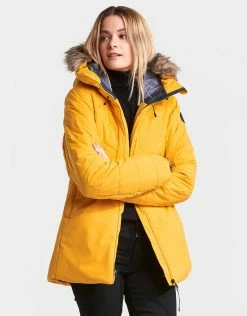 Didriksons Womens Nana Padded Jacket - Oat Yellow