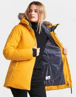 Didriksons Womens Nana Padded Jacket - Oat Yellow