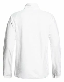 Roxy Womens Cascade Half Zip Fleece - Bright White