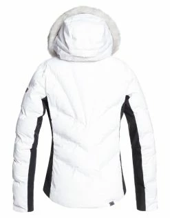 Roxy Outdoor Clothing Womens Snowstorm Ski Jacket - Bright White