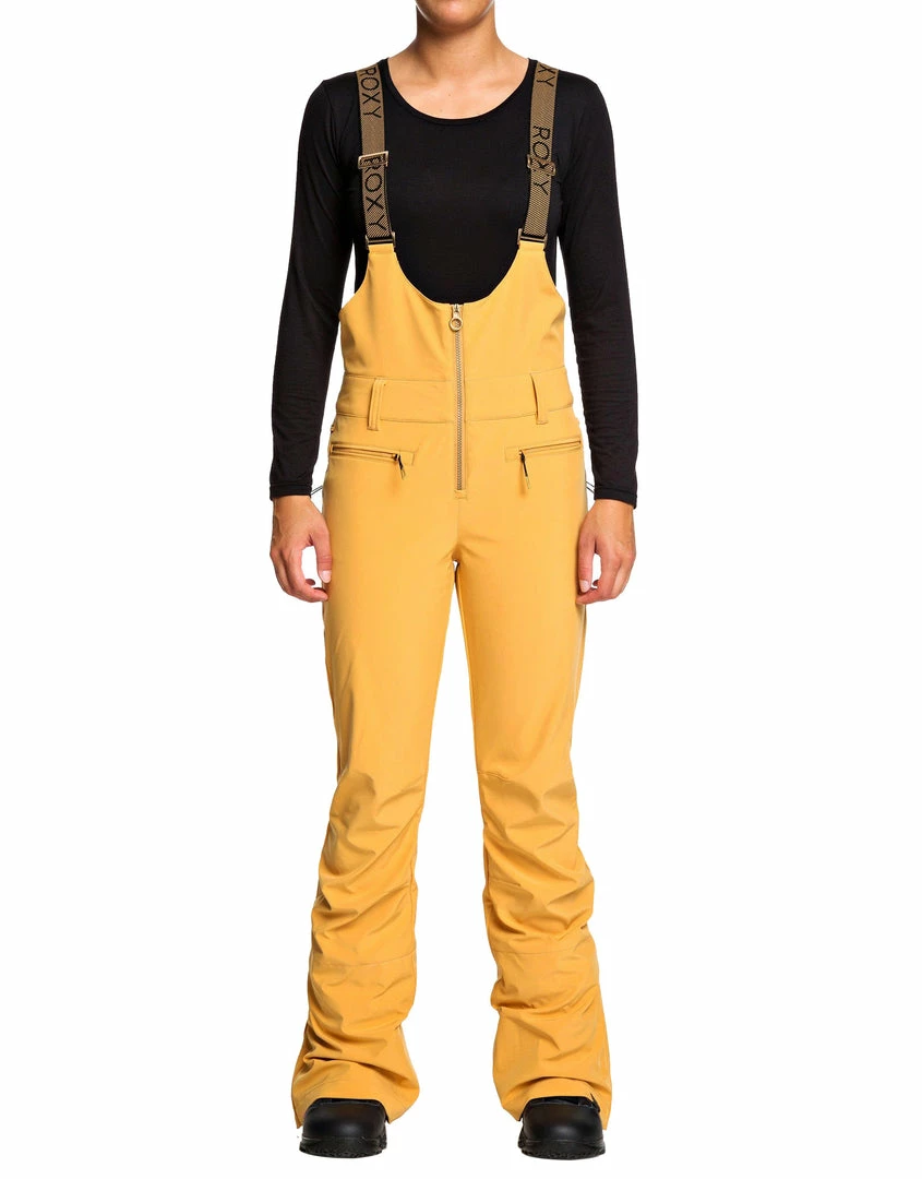 Roxy Ski Wear Womens Torah Bright Summit Ski Pant - Spruce Yellow