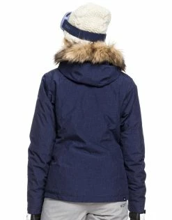 Roxy Outdoor Clothing Womens Jet Ski Solid Ski Jacket - Medieval Blue