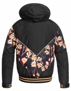 Roxy Outdoor Clothing Womens Torah Bright Summit Ski Jacket - True Black Magnolia