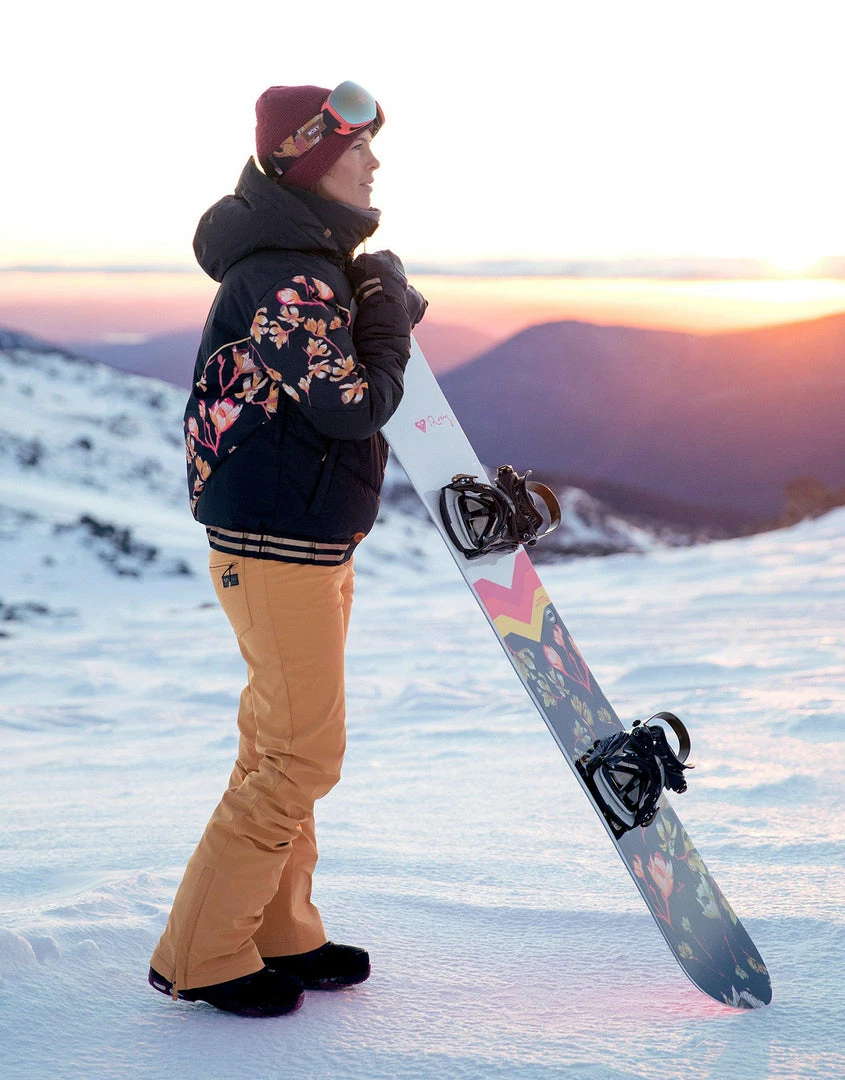 Roxy Ski Wear Womens Torah Bright Summit Ski Pant - Spruce Yellow