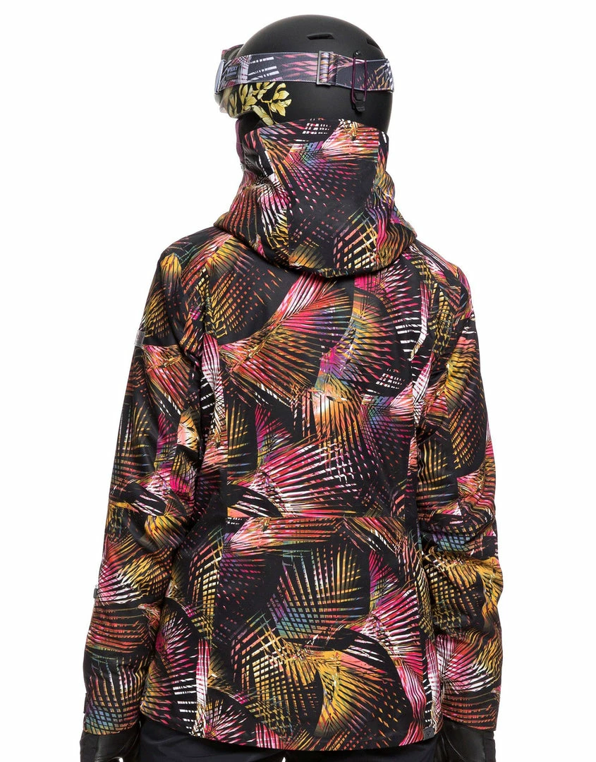 Roxy Womens Essence GTX 2L Ski Jacket - True Black Night Palm