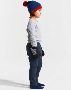 Didriksons Ski Wear Kids Monte Microfleece Trousers - Navy