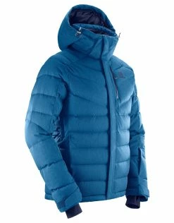 Salomon Outdoor Clothing Mens Icetown Ski Jacket - Poseidon