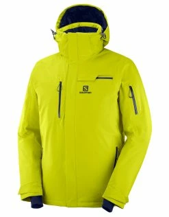 Salomon Mens Brilliant Ski Jacket - Citronelle Outdoor Clothing