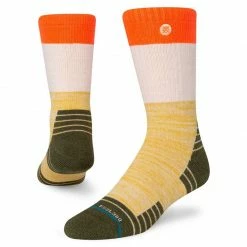 Stance Unisex Attribute Crew Sock - Off White Walking Socks