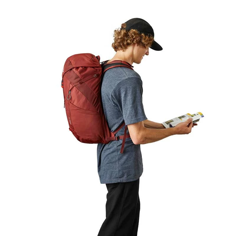 Gregory Freespan Arrio 24 Rucksack - Brick Red Backpacks