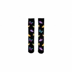 Squelch Wellies Transparent Welly Boots And Sock Package - Neon Zebra