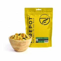 Firepot Food Dal And Rice With Spinach Hiking