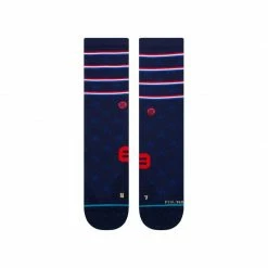 Stance Unisex Independence Crew Sock - Navy Blue Walking Socks