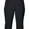 Jack Wolfskin Outdoor Clothing Womens Activate Light Three Quarter Trousers - Black