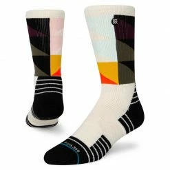 Walking Socks Stance Unisex Montalvo Hike Crew Sock - Off White
