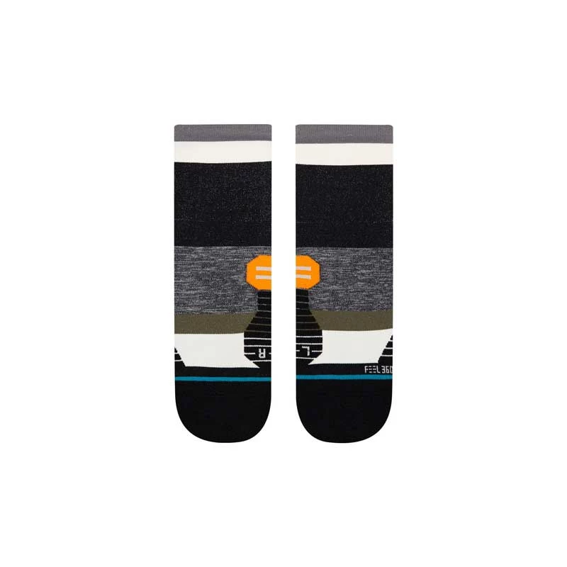 Walking Socks Stance Unisex Stake Quarter Sock - Black