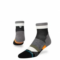 Walking Socks Stance Unisex Stake Quarter Sock - Black