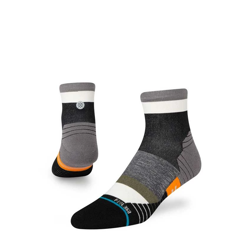 Walking Socks Stance Unisex Stake Quarter Sock - Black