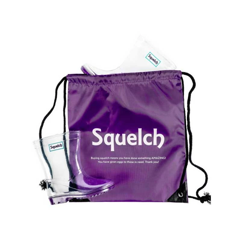 Squelch Wellies Transparent Welly Boots