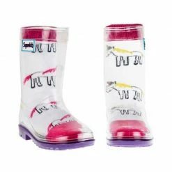 Squelch Wellies Minis Socks - Unicorn Ski Socks